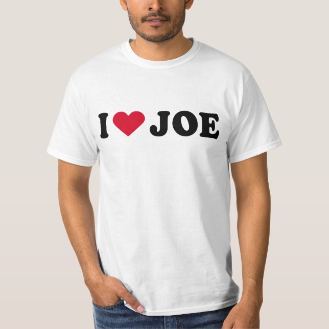 CAMISETA EU AMO JOE (Frente)