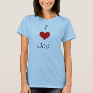 Camiseta Eu amo Joe