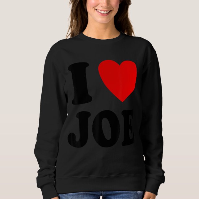 Camiseta Eu amo Joe (Frente)