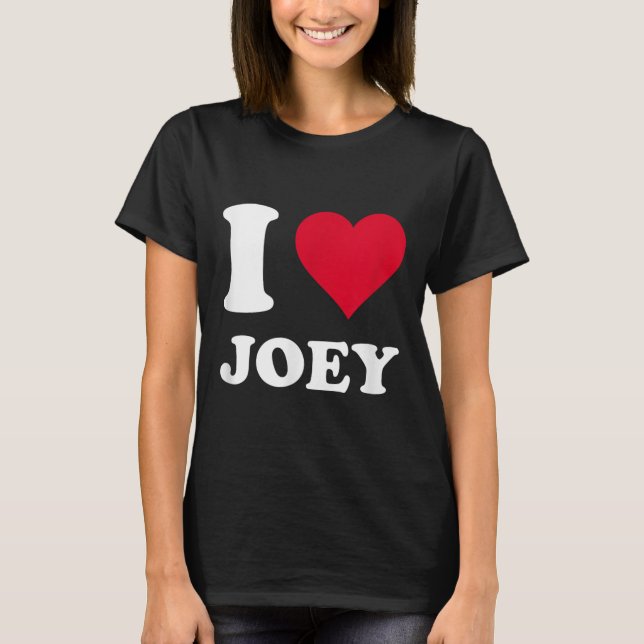 Camiseta Eu Amo Joey (Frente)