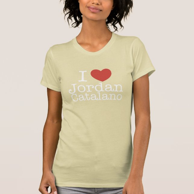 Camiseta Eu amo Jordão Catalano (Frente)