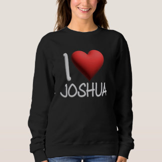 Camiseta Eu Amo Joshua Name Personalizado Men Cara BFF Josh