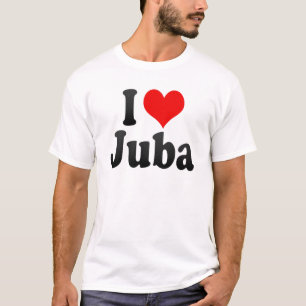 Camiseta Eu amo Juba, Sudão sul