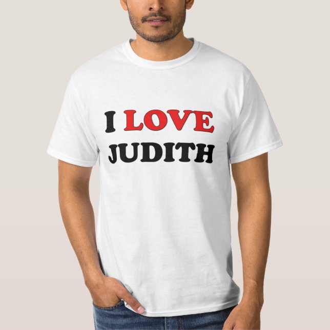 Camiseta Eu amo Judith (Frente)