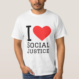 Camiseta Eu amo justiça social