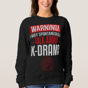 Camiseta Eu Amo K Drama Falando Sobre Drama Coreano