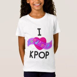 Camiseta Eu Amo K-pop 