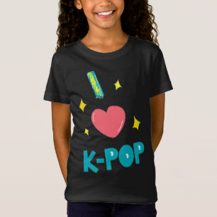 CAMISETA EU AMO K-POP
