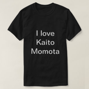 Camiseta Eu amo Kaito Momota - T do fã NDRV3