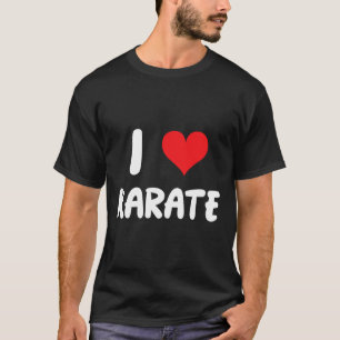 Camiseta Eu Amo Karatê - Coração - Artes Marciais