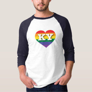 Camiseta Eu amo Kentucky Orgulho gay