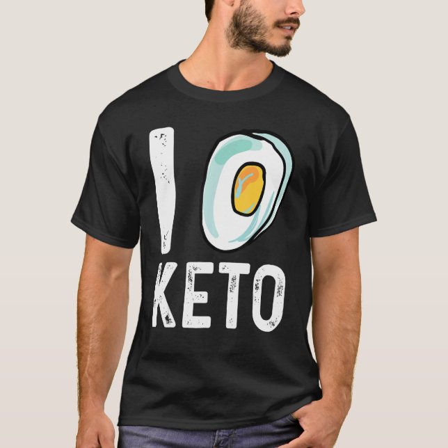 Camiseta Eu Amo Keto Keto Outfit Keto (Frente)