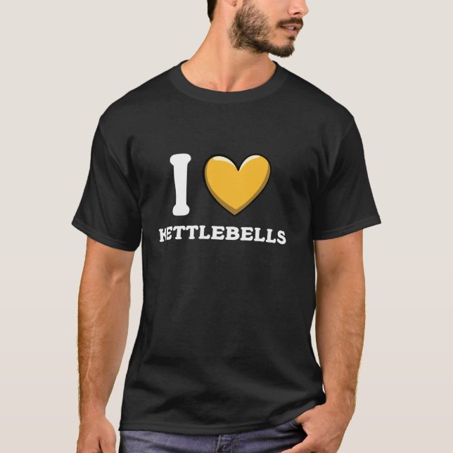 Camiseta Eu Amo Kettlebells (Frente)
