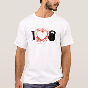Camiseta Eu amo Kettlebells