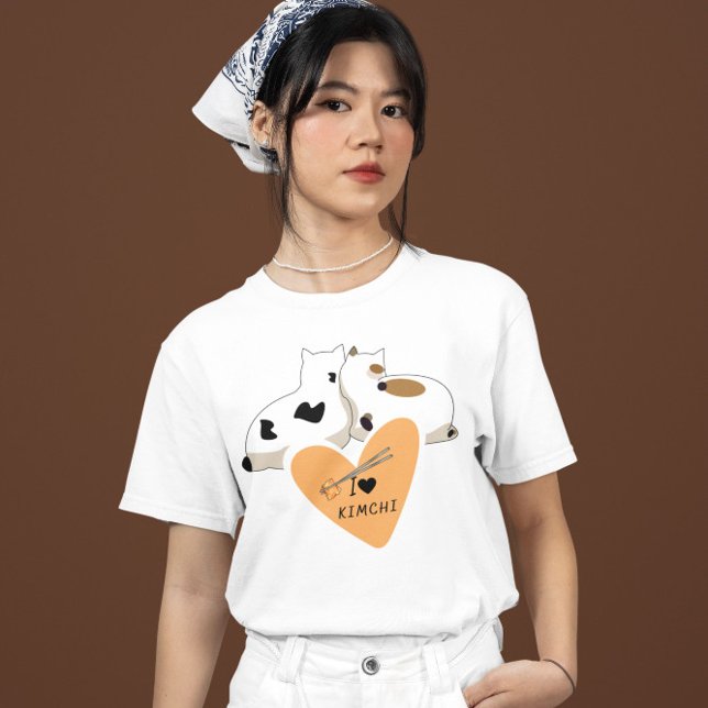 Camiseta Eu Amo Kimchi (Criador carregado)