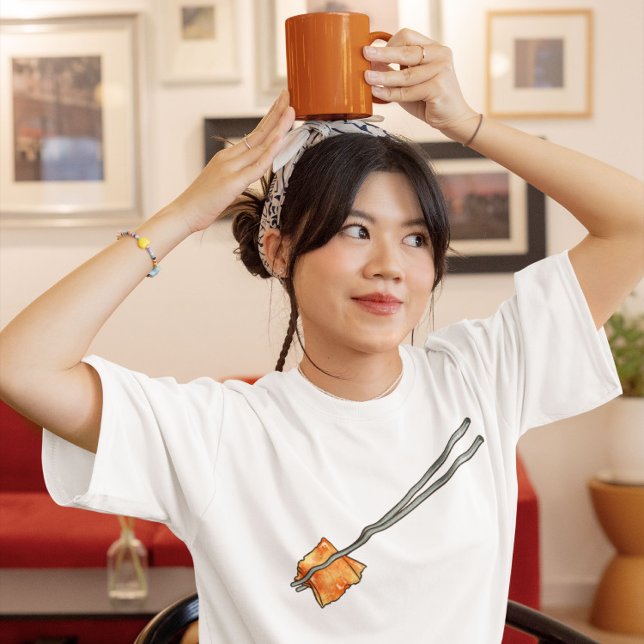 Camiseta Eu Amo Kimchi (Criador carregado)