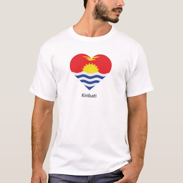 Camiseta Eu Amo Kiribati (Frente)