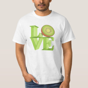 Camiseta EU AMO KIWI (Frutas Kiwi/Berry Kiwi)