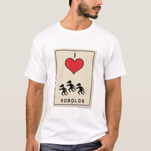 Camiseta Eu amo Kobolds