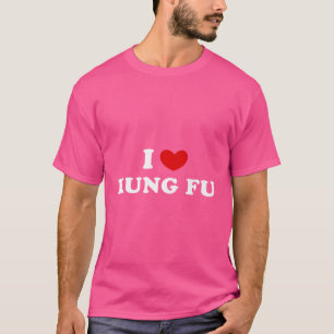 Camiseta Eu Amo Kung Fu I Heart Kung Fu