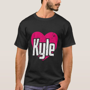 Camiseta Eu Amo Kyle Primeiro Nome Ele Kyle