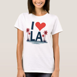 Camiseta Eu amo LA