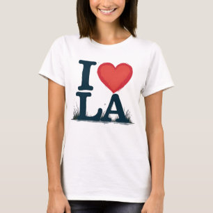 Camiseta Eu amo LA