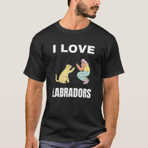 Camiseta Eu amo Labradores