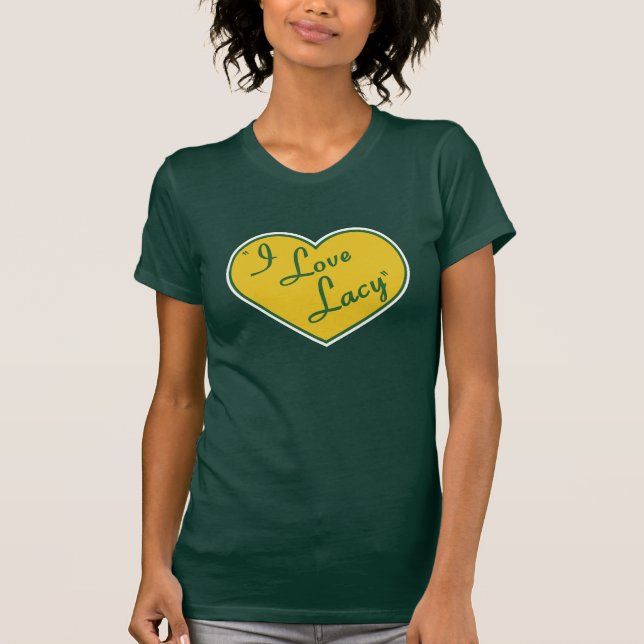 Camiseta Eu amo laçado (Frente)