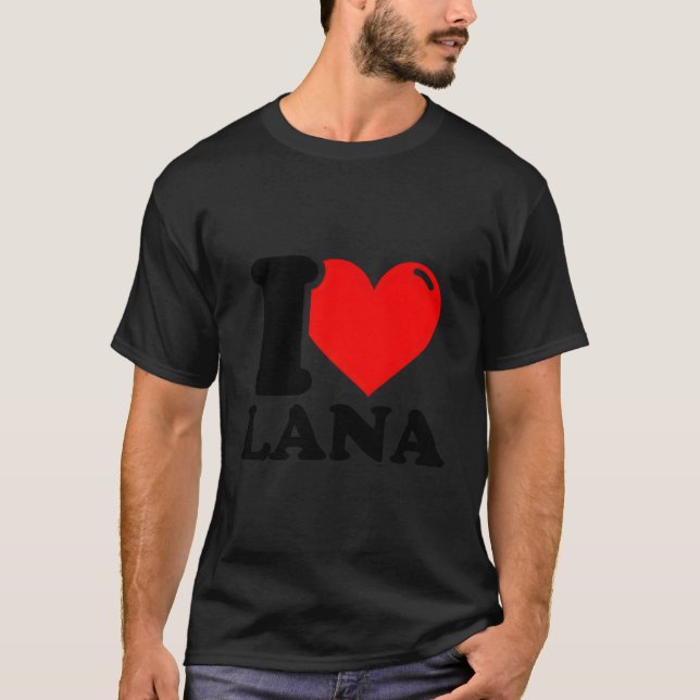 Camiseta Eu Amo Lana (Frente)