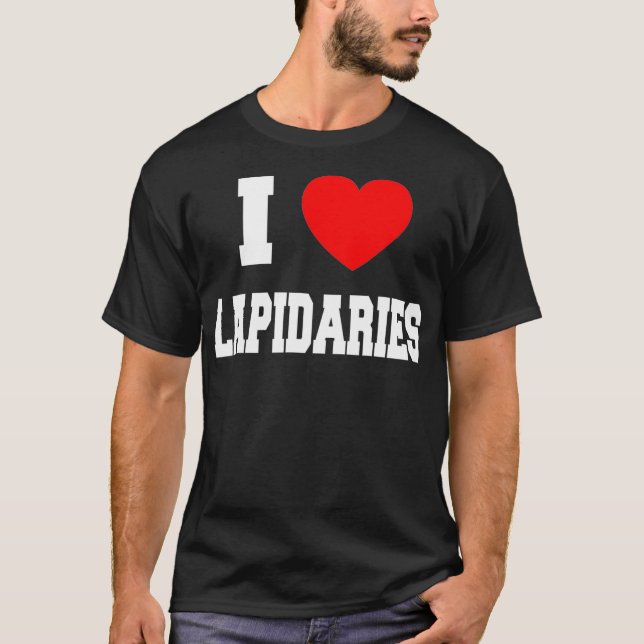 Camiseta Eu Amo Lapidários (Frente)