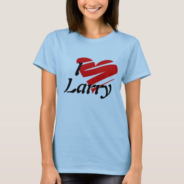 Camiseta Eu Amo Larry Shirt (Frente)