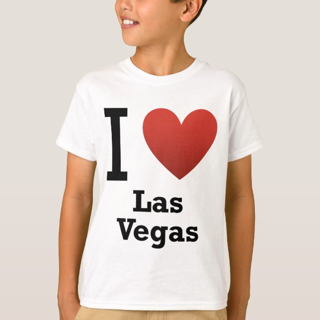 Camiseta Eu amo Las Vegas (Frente)