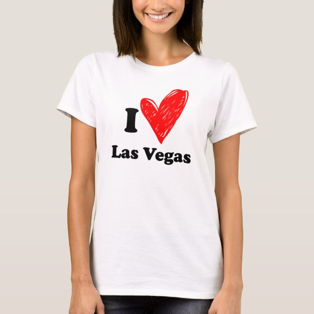 Camiseta Eu amo Las Vegas (Frente)