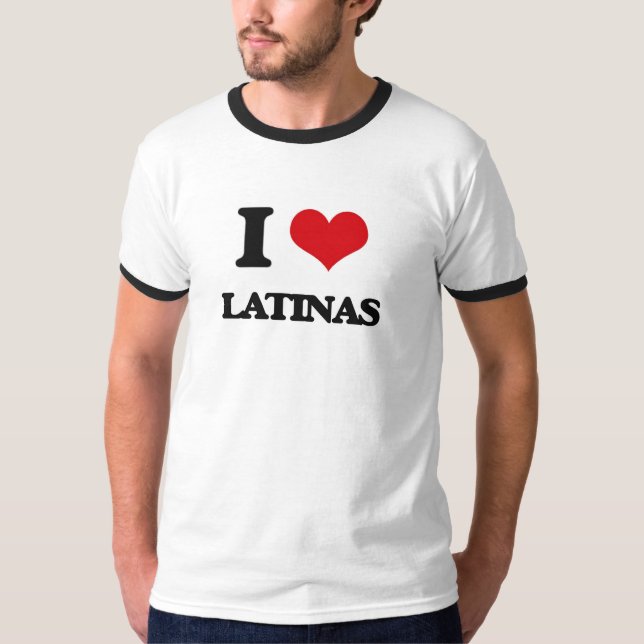 Camiseta Eu amo Latinas (Frente)