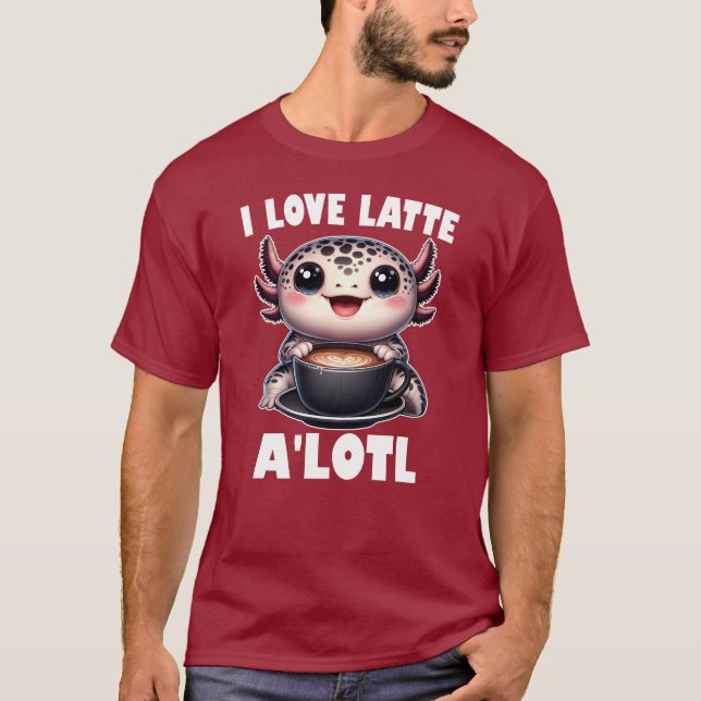 Camiseta Eu Amo Latte A'lotl (Frente)