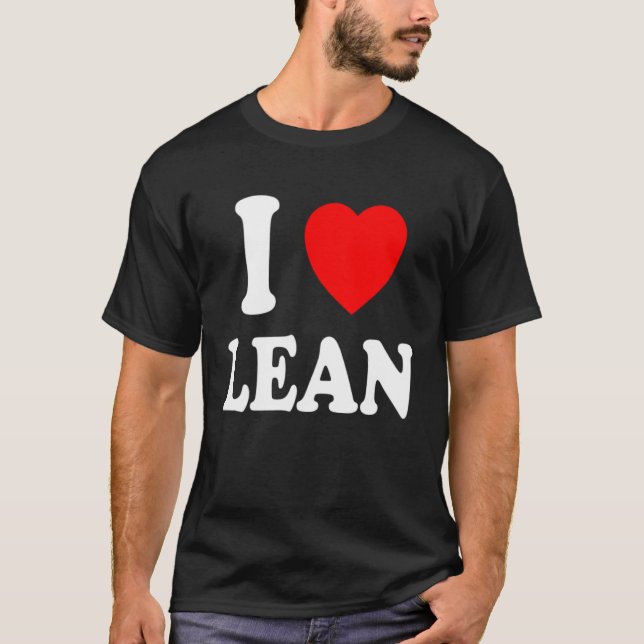 Camiseta Eu Amo Lean de Amor (Frente)