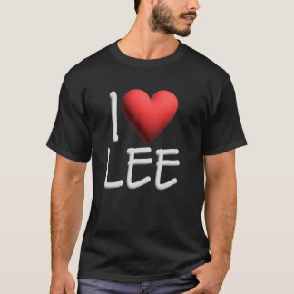 Camiseta Eu Amo Lee Nome Menina Personalizada Amiga Mulher