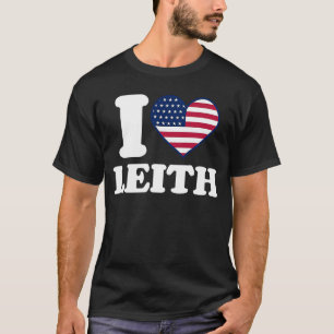 Camiseta Eu amo Leith, eu coração Leith