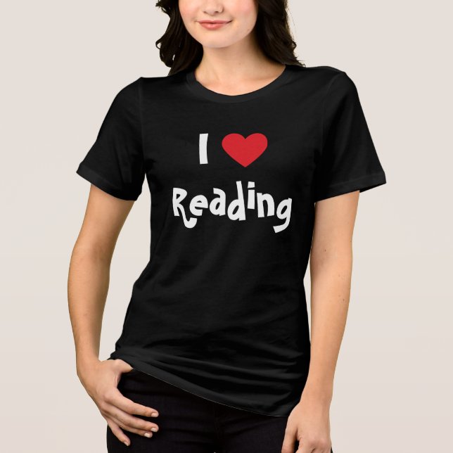 Camiseta Eu Amo Ler (Frente)