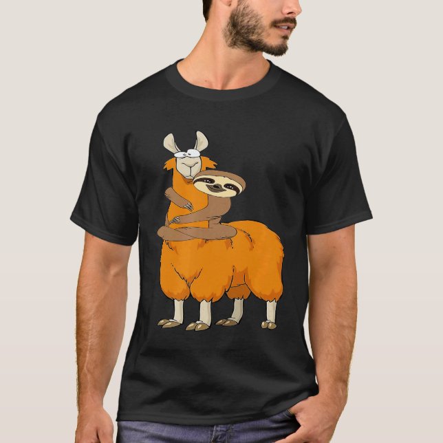 Camiseta eu amo lhama (Frente)