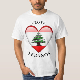 Camiseta Eu Amo Líbano