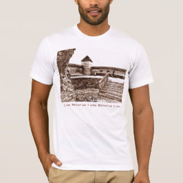Camiseta Eu Amo Lida Belarus Architecture Castle Sketch