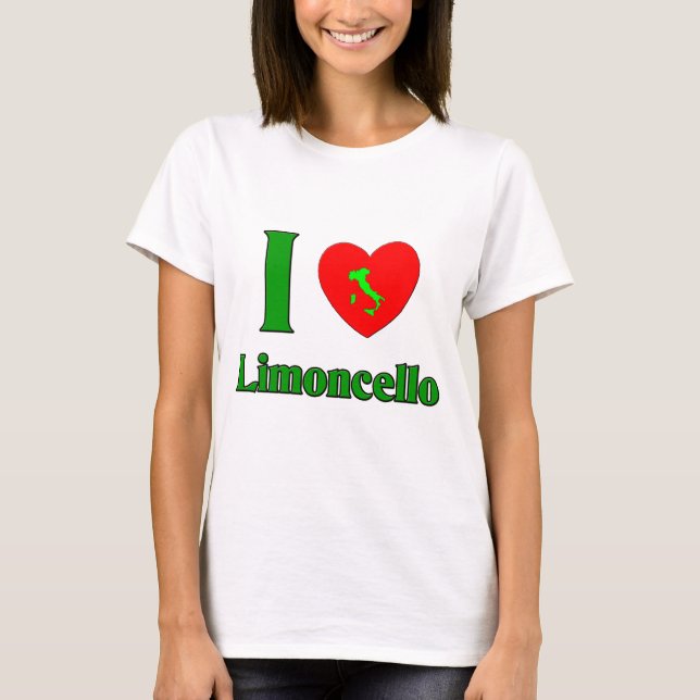 Camiseta Eu amo Limoncello (Frente)