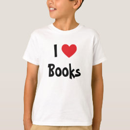 Camiseta Eu Amo Livros