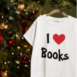 Camiseta Eu Amo Livros