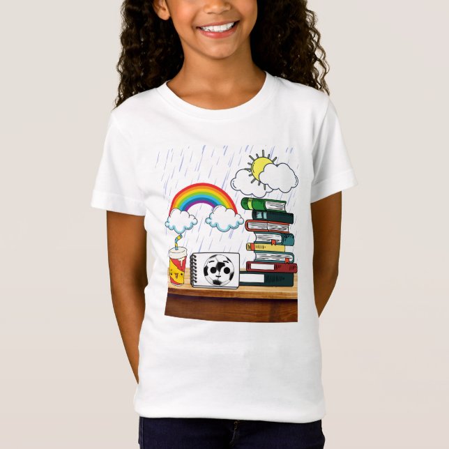 Camiseta Eu amo livros (Frente)