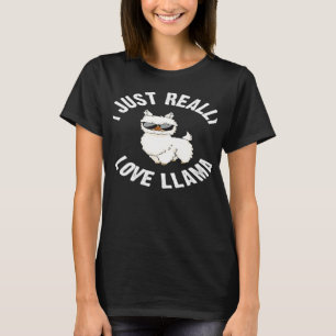 Camiseta Eu Amo Llama De Verdade... Um Prato De Animal Boni
