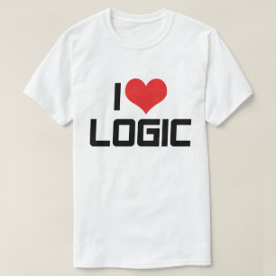 Camiseta Eu Amo Lógica