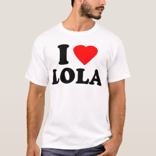 Camiseta Eu amo Lola